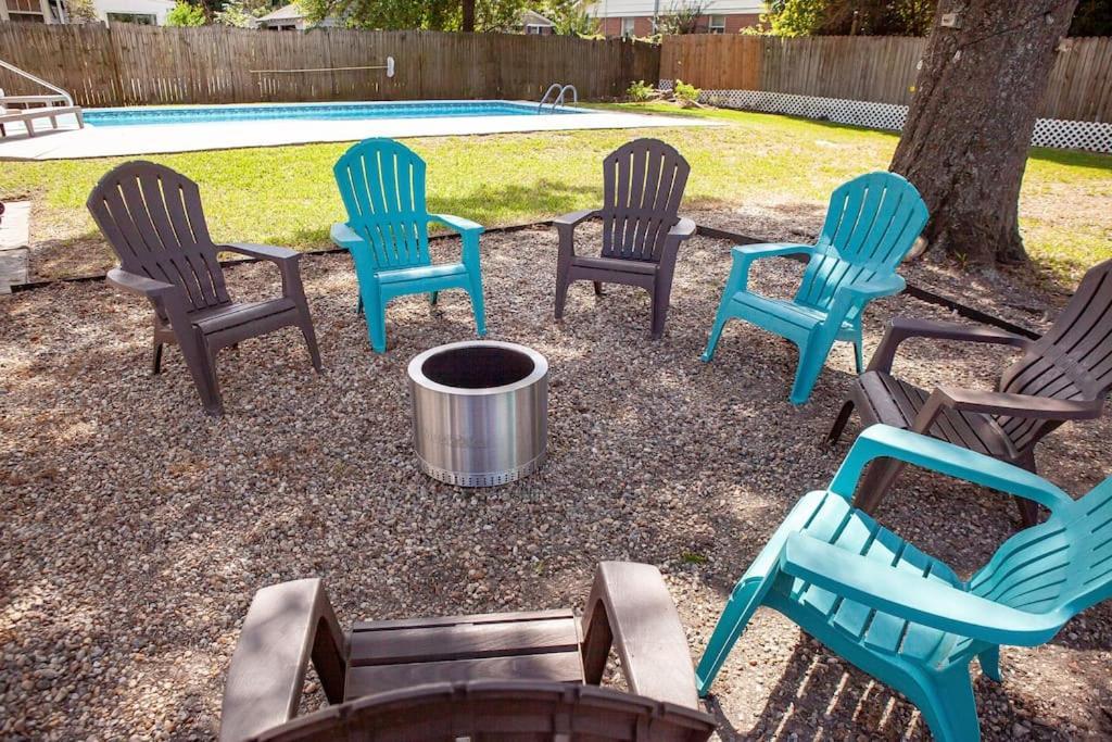 Columbus Haven - Private Pool & Fire Pit Nights Near Ft Moore & Riverwalk Villa Luaran gambar